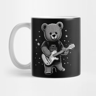 Bear Playing a Guitar Mug